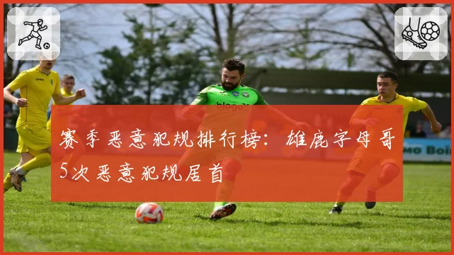 赛季恶意犯规排行榜：雄鹿字母哥5次恶意犯规居首