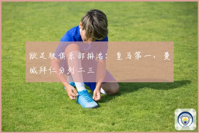 欧足联俱乐部排名：皇马第一，曼城拜仁分列二三